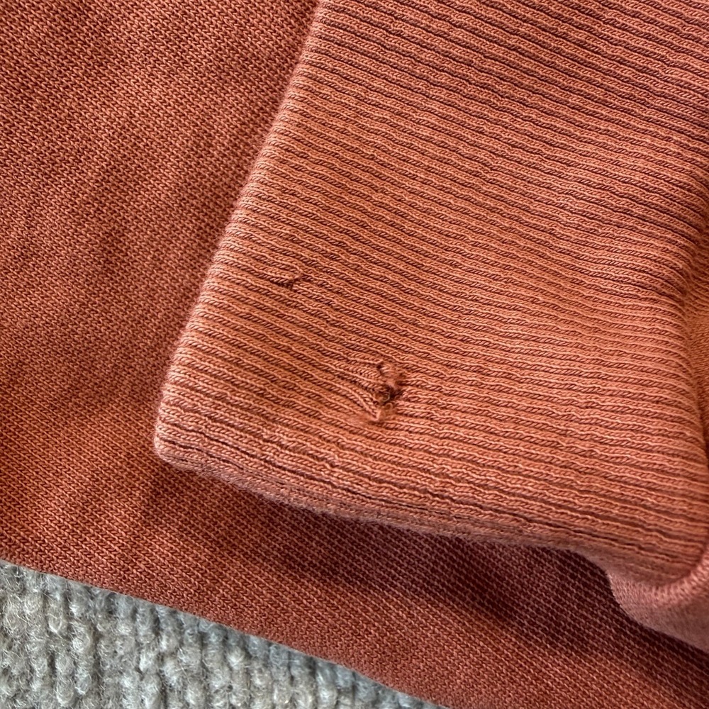 Patagonia Women's Size L Regenerative Organic Certified Cotton Essential Orange - Picture 8 of 9